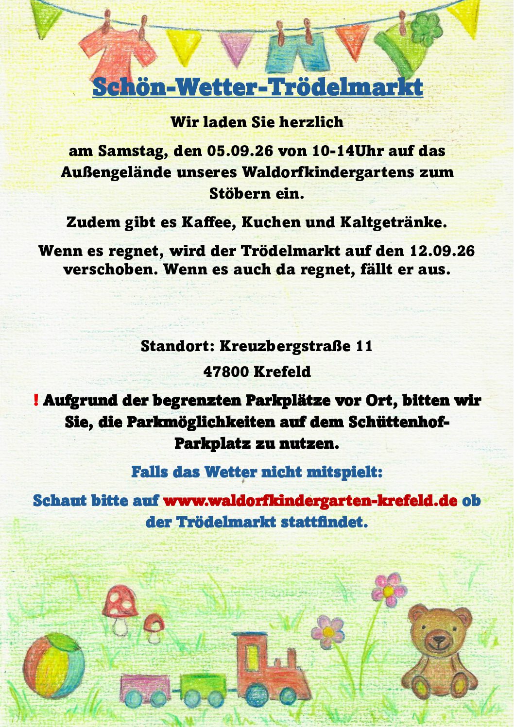 Schön-Wetter-Trödelmarkt auf der Kreuzbergstraße